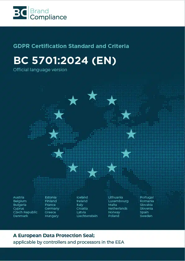 GDPR Certification Standard and Criteria BC 5701:2024 (EN) 1 BC 5701:2024